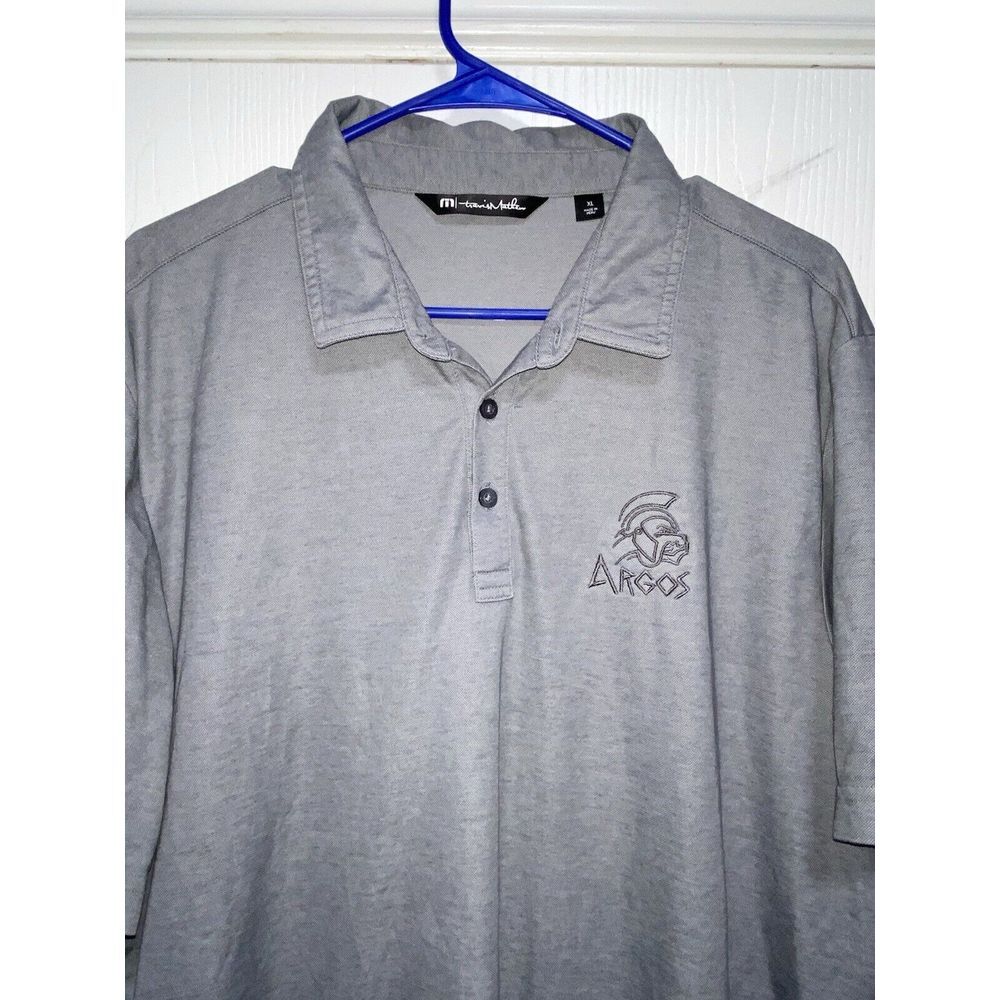 Travis Mathew Polo Shirt‎ Mens X-Large Gray Golf Performance